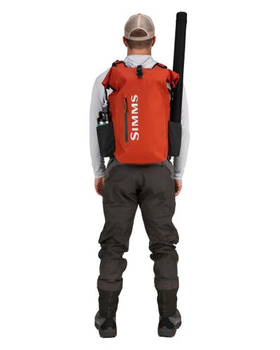 Simms Dry Creek Rolltop Backpack Simms Orange - Image 2