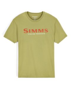 Simms Logo T-Shirt Tent Green XL