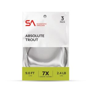 SA Absolute Trout Leader 9' 3-PK