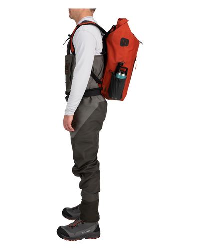 Simms Dry Creek Rolltop Backpack Simms Orange - Image 3