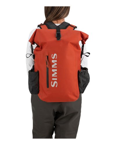 Simms Dry Creek Rolltop Backpack Simms Orange - Image 4